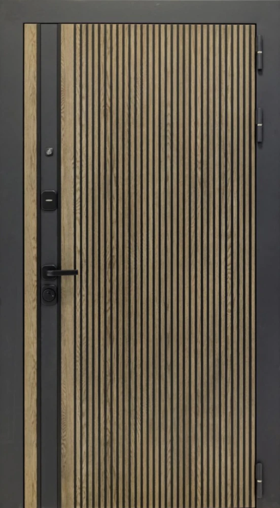 Входная дверь ДвериПРО Росна Фл-608 винорит Белый DPRO222313 внешняя сторона